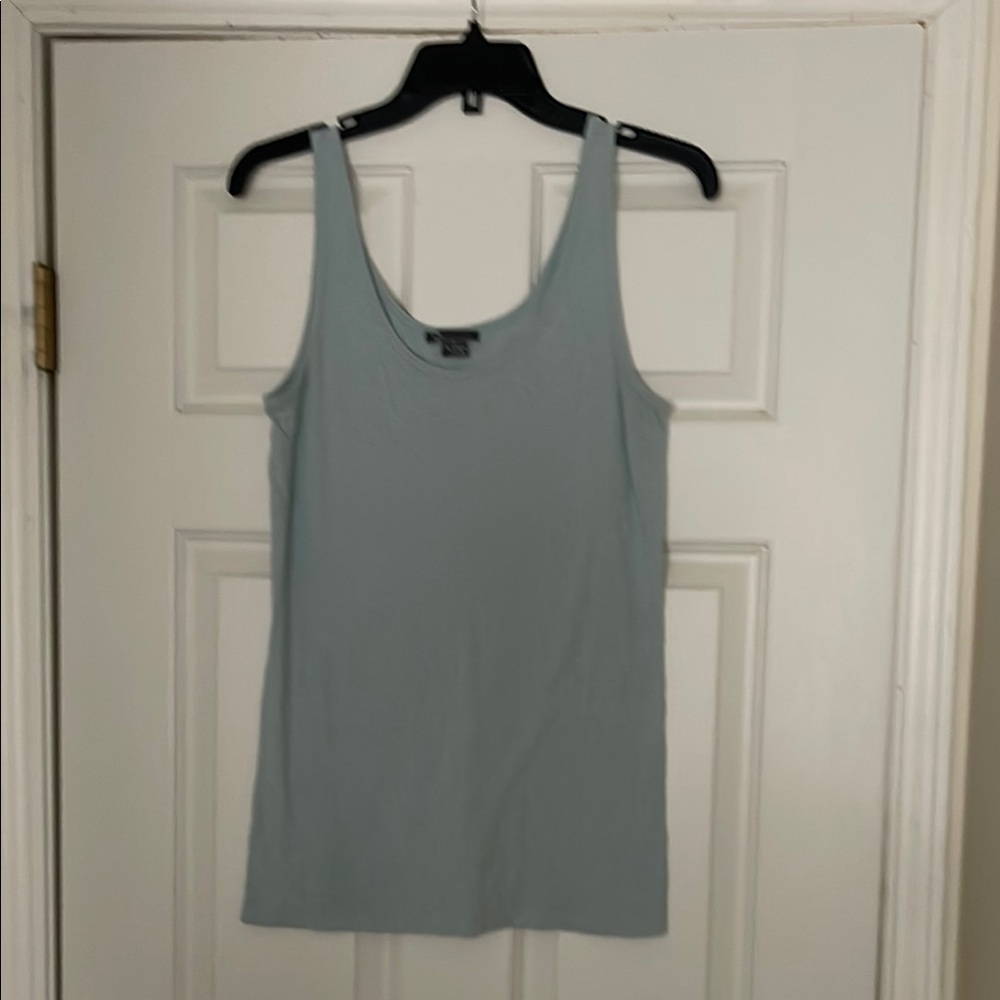 Vince- Blueish/Green Fitted Tank Top -size L